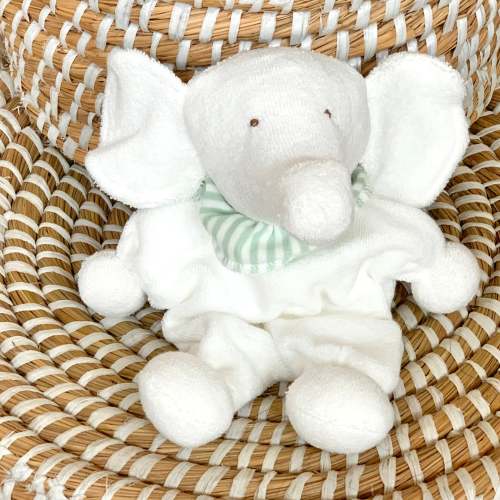 Organic Elephant Lovey Toy