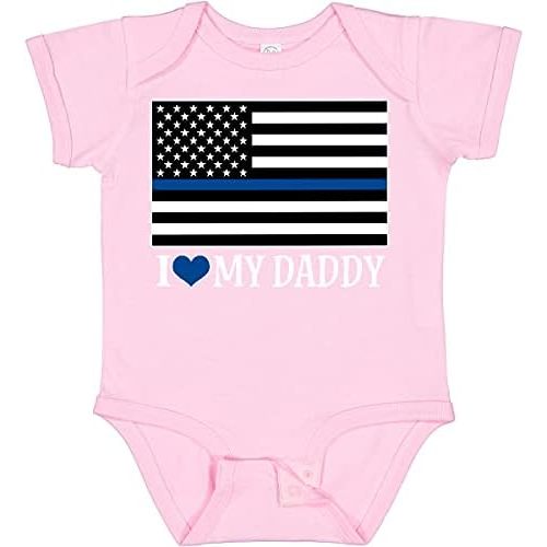 inktastic Police Officer Daddy Law Enforcement Baby Bodysuit
