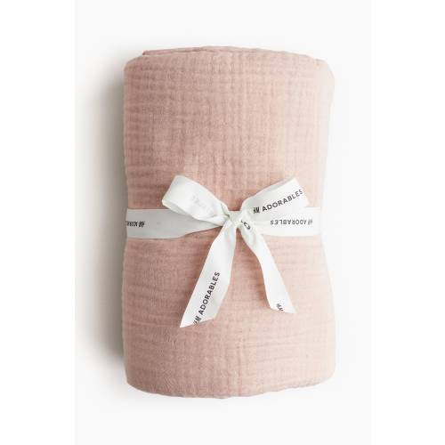 MUSLIN CRIB DUVET COVER SET