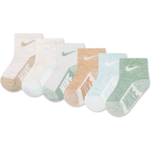 Nike Baby/Toddler 6-Pack Sportswear Logo Socks