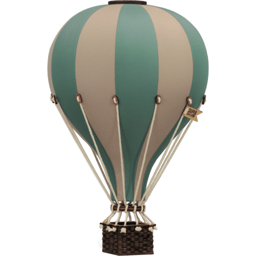 Hot Air Balloon - Pastel Green