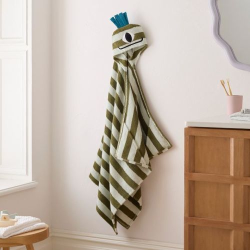 Monster Bath Wrap - pale green