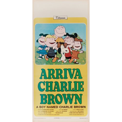 A Boy Named Charlie Brown Original 1970 Italian Movie Poster