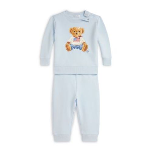 Boys' Polo Bear Fleece Sweatshirt & Pants Set - Baby