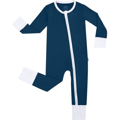 BambooBud Baby Zippered Rompers Newborn Pajamas Sleepers Long Sleeve Jumpsuits Infant Zipper Romper-Viscose from Bamboo