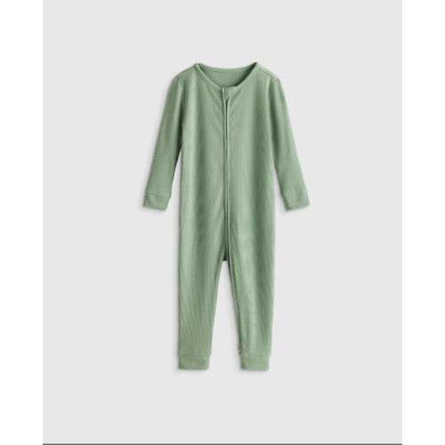 Quince Softest Rib One Piece - Sage Green 3-6M
