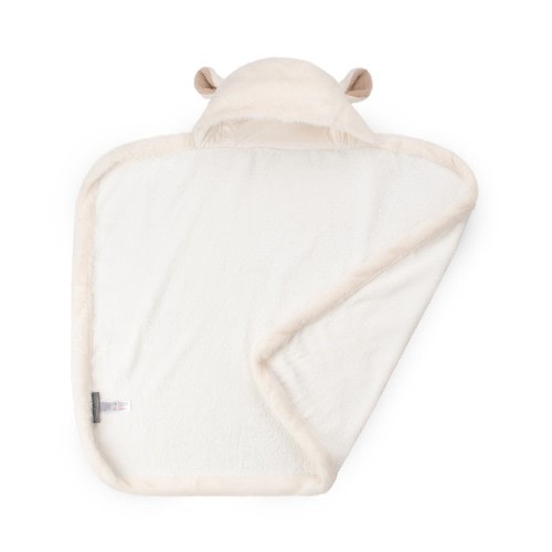 The Little Linen Co Plush Hooded Towel Farmyard Lamb