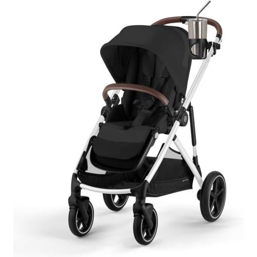 New Cup Holder Compatible with Cybex Strollers. A Solid Super Secure Fit. 360 Degrees Rotatable. Anti-Shake Spill Resistant.