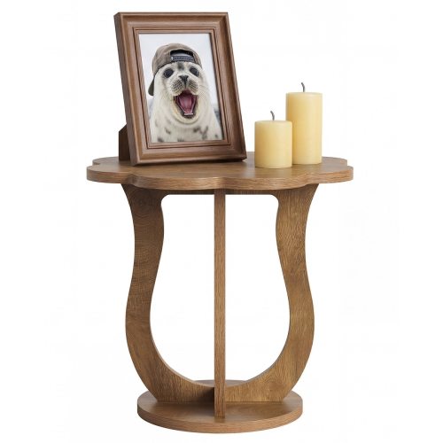 Side Table, Flower-Shaped End Table, Nightstand, Modern Small Sofa Side Table, Plant Stand