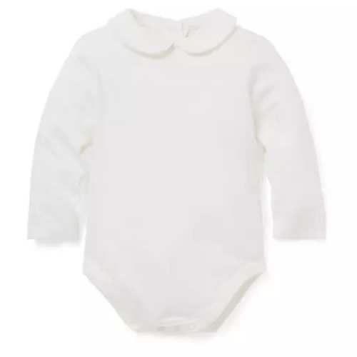 Baby Jet Ivory Baby Peter Pan Collar Bodysuit by Janie and Jack