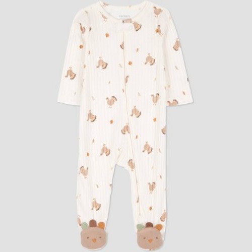 Carter's Just One You® Baby Thanksgiving Turkey Sleep N' Play - Cream 9M