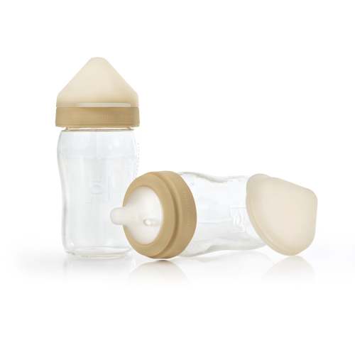 Glass Baby Bottle 2-Pack | Plastic-Free & Non-Toxic | Health Conscious People