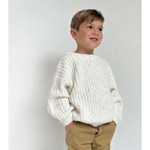 Chunky Knit Braided Cotton Baby Kids Sweater – Olive and Cradle