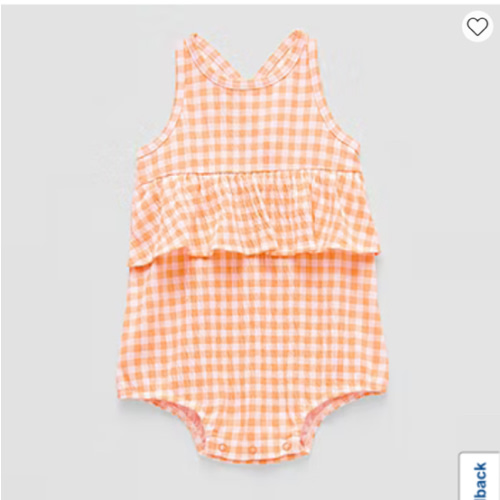 Okie Dokie Baby Girls Sleeveless Romper