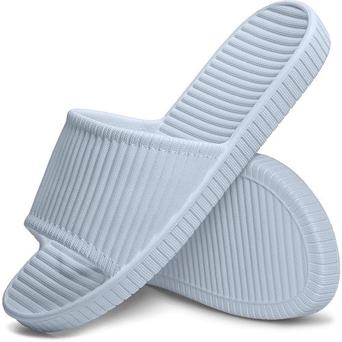 Happy Lily Shower Shoes, Women & Men’s Shower Slippers, Slides Sandals Pool Slides House Slippers Non-Slip Indoor Bathroom Shoes Beach Sandals