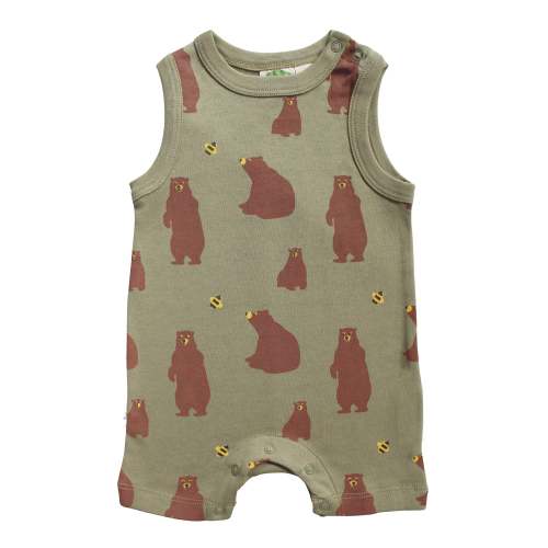 Organic Tank Rompers - Signature Prints