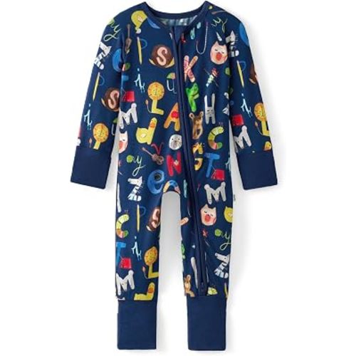 Little Sleepies Baby Pajamas, Viscose from Bamboo, Newborn Sleeper Baby PJs