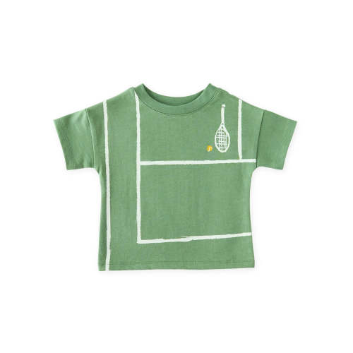 Tennis Dropped Shoulder T-Shirt- Match Point