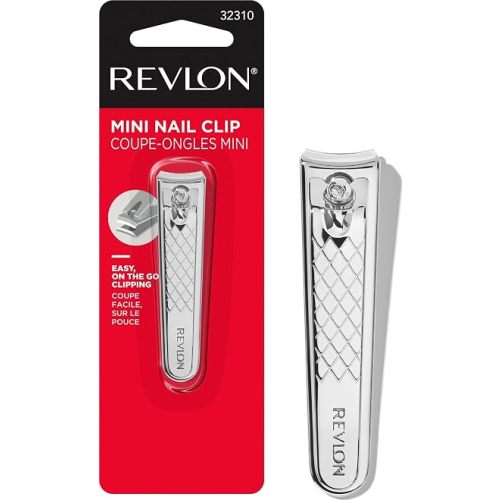 Revlon Compact Nail Clipper, Silver, 1 Count