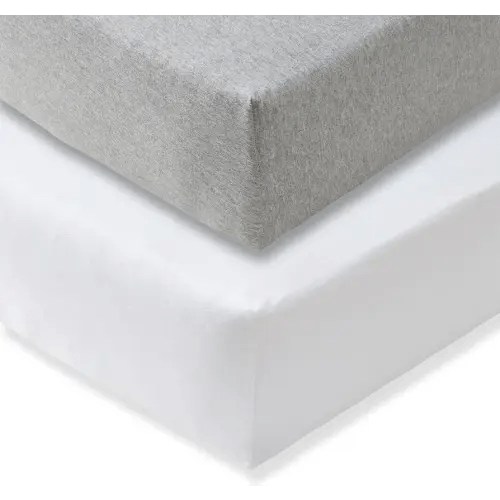 Burt's Bees Baby Organic Cotton Fitted Crib Sheet, Unisex Baby Beddings