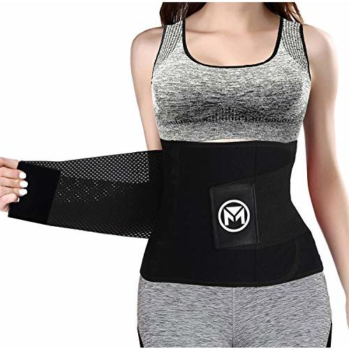Moolida Waist Trainer Belt for Women or Men Waist Trimmer Workout Fitness Back Support Belts