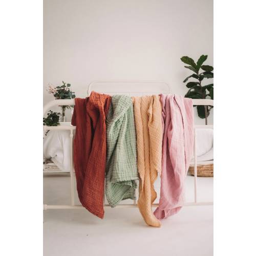 Muslin Baby Swaddle Blankets - 100% cotton 47" x 47"