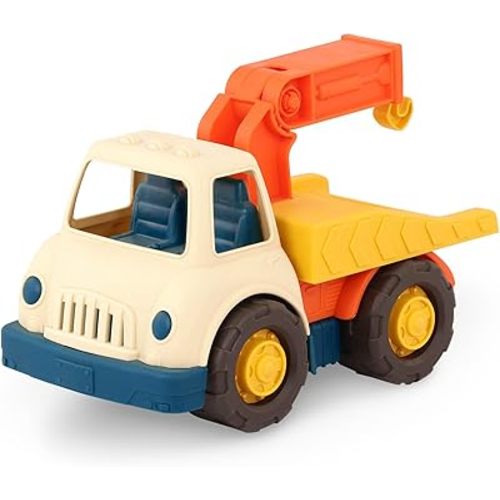Battat – Wonder Wheels – Tow Truck for Towing – Moveable Parts – Sturdy Toy Vehicle for Toddlers – Recyclable – 1 Year +