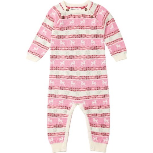 Doe Fair Isle Jacquard Sweater Romper, 9-12M