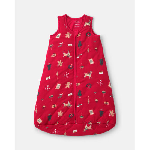 Baby Christmas 2-Way Zip PurelySoft™ Wearable Blanket - Red | Carter's