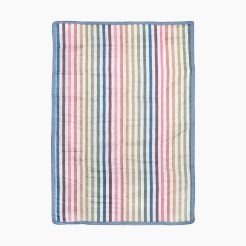 Little Unicorn Outdoor Blanket - Chroma Rugby Stripe, 5 x 7 ft