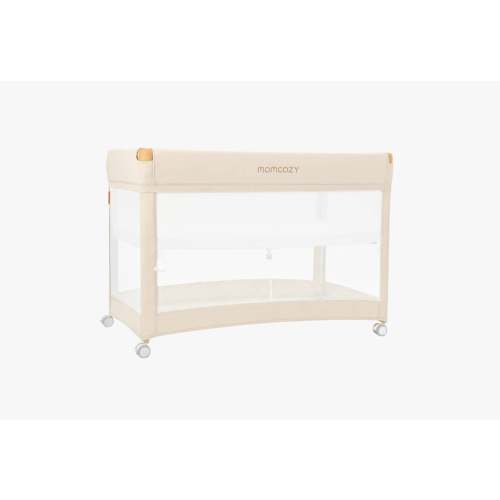 One-Click Foldable Baby Playard with Bassinet | Momcozy
