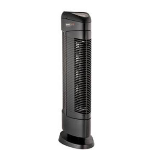 Turbo (TA550) Ionic Air Purifier Tower for Home, Quiet Ionic Filterless, Covers Up to 500 sq. ft. Black