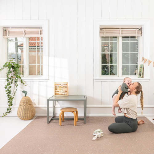 Terrazzo Play Mat Mocha - Regular