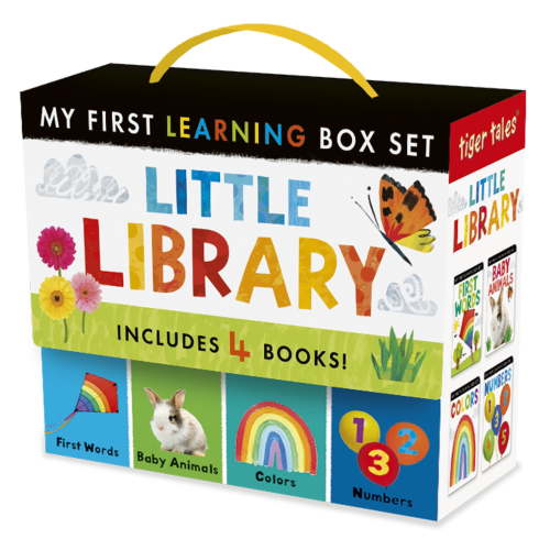 My First Learning Box Set: Little Library: First Words; Baby Animals; Colors; Numbers (Hardcover)