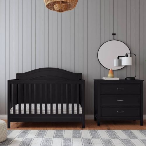 DaVinci Charlie 4-in-1 Convertible Crib - Black