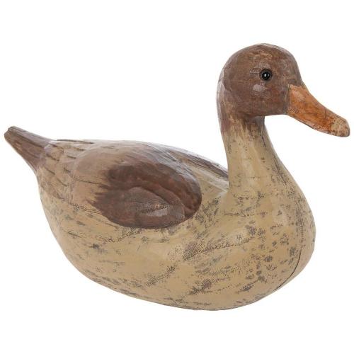 Brown Duck Figurine