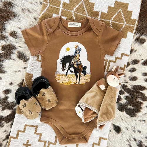 Ranch Bronc Design (Onesie/Youth Tee) – theFRINGEDpineapple