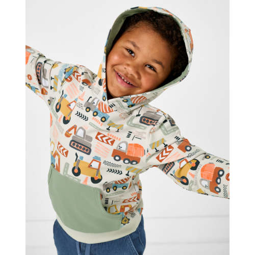 Mini Builders Pullover Hoodie | Little Sleepies