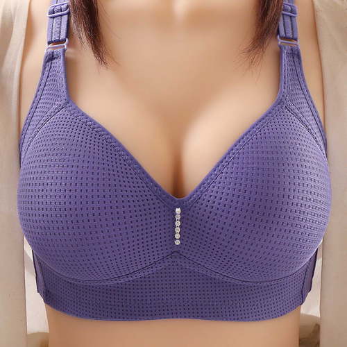 Christmas Deals! Ohufall Nursing Bras Woman Sexy Ladies Bra Without Steel Rings Sexy Vest Large Size Lingerie Underwire Nursing Bras Clearance