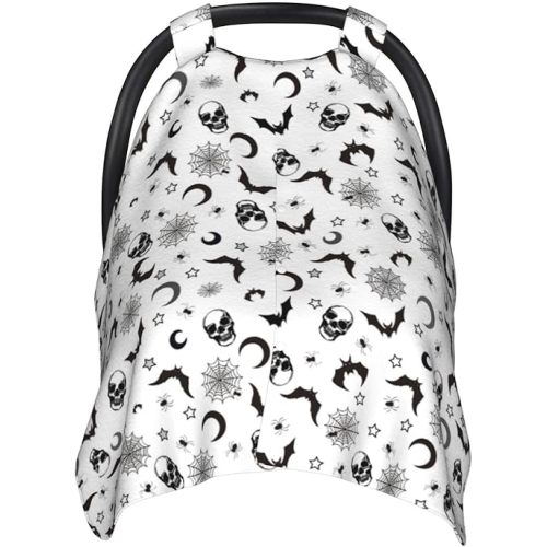 Gothic Baby Car Seat Canopy Cover, Gothic Baby Stuff for Boys Girls, Stroller Cover for All Seasons