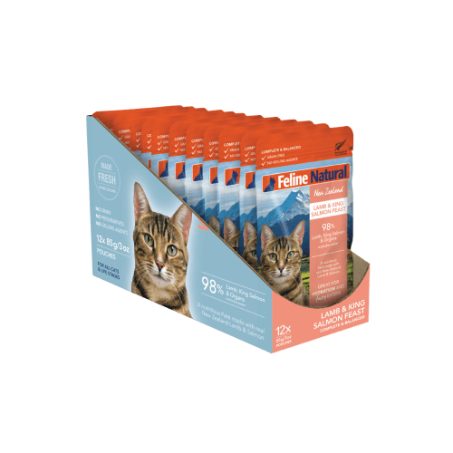 Lamb & King Salmon Feast Pouch Cat Food