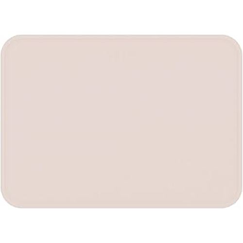 Lalo Silicone Placemat for Toddlers & Babies - Non-Slip Kids Placemat for Restaurants & Dining Tables - Non-Toxic & BPA Free Safe - for Ages of 4 Months and Up - Grapefruit