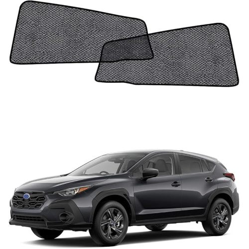 Car Window Shades for Subaru Crosstrek(2024-2026), 2-Pack Rear Window Sun Shades for Baby – Breathable Mesh, UV & Heat Blocker, Privacy Protection for Camping, Travel, Sleep & Nursing