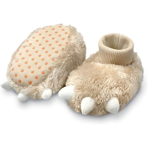 Carter's Baby & Toddler Claw Slipper - Cozy Anti-Slip Bootie for Babies