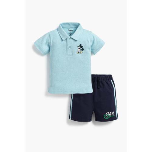 Polo + Sporty Sweatshort Outfit