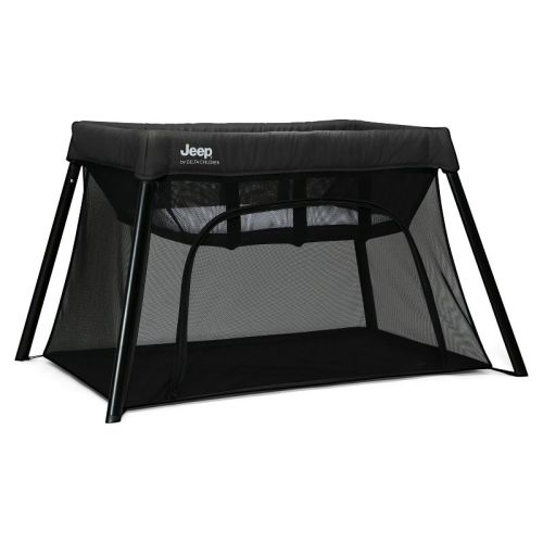 Jeep Horizon Compact Travel 2-in-1 Playard and Bassinet - Black: Canopy, Changing Table, Folds for Transport