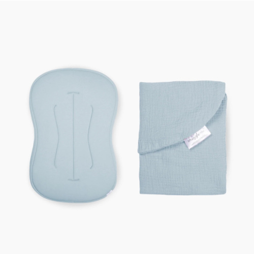 Lounger Curve + Muslin Cover Set | Bluebell