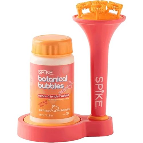 Innobaby Spike Bubble Blower w/Mess Free Botanical Bubbles & Tray - Pink