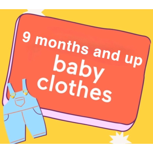9 month+ gender neutral clothing
