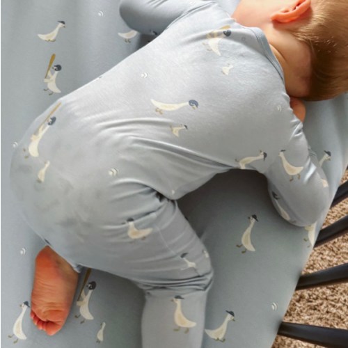 Baseball Goose Convertible Footie Pajamas | Sleeper | günamüna